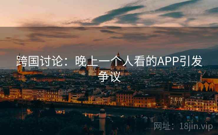 跨国讨论：晚上一个人看的APP引发争议
